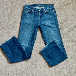 7 For All Mankind "A" Pocket Bootcut Jeans 32X34